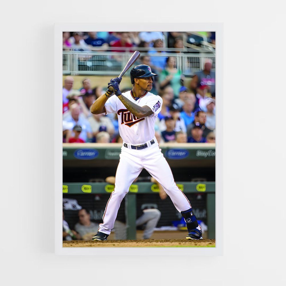 Poster Byron de buxton – affiche Baseball (vue 3)